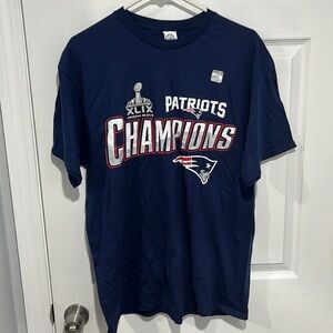 2015 Patriots Super Bowl Champions shirt L